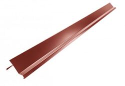 Lemování krajové pozinkované ocelově červené r.š.250 mm, délka 3 m, typ B