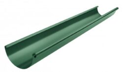 Žlab hliníkový mechově zelený 400 mm, délka 6 m