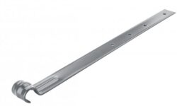 Držák žlabu pozinkovaný prachově šedý  pro žlab 28 mm