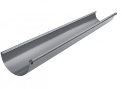 Žlab hliníkový světle šedý  280 mm, délka 6 m