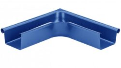 Roh pozinkovaný hranatý modrý 330 mm vnější