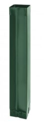 Svod pozinkovaný hranatý mechově zelený  80 mm, délka 3 m