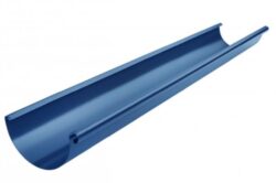 Žlab pozinkovaný modrý 400 mm, délka 4 m