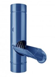 Zachytávač vody pozinkovaný modrý 100 mm se sítkem
